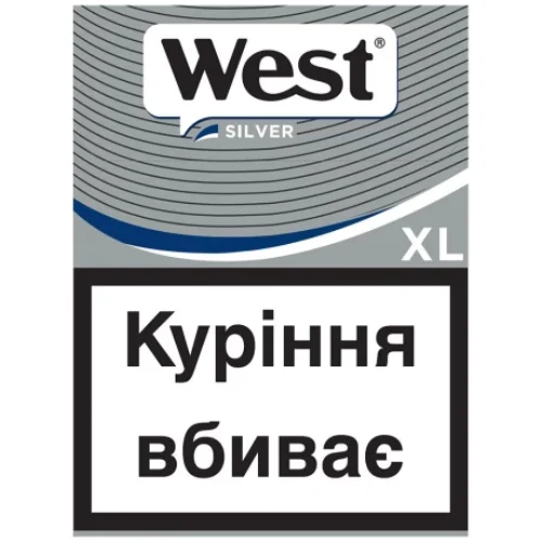 Цигарки West Silver Xl, 25 шт.