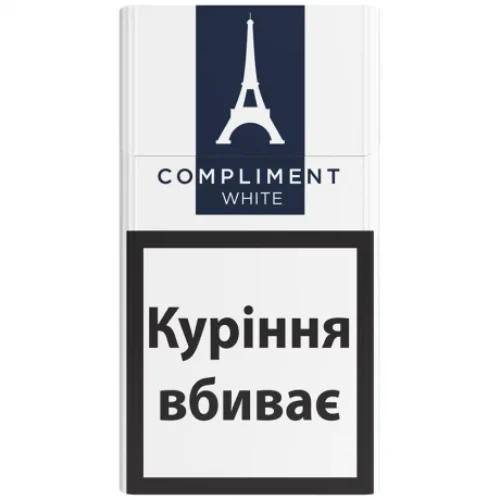 Цигарки Compliment White Demi Slim, 20 шт.