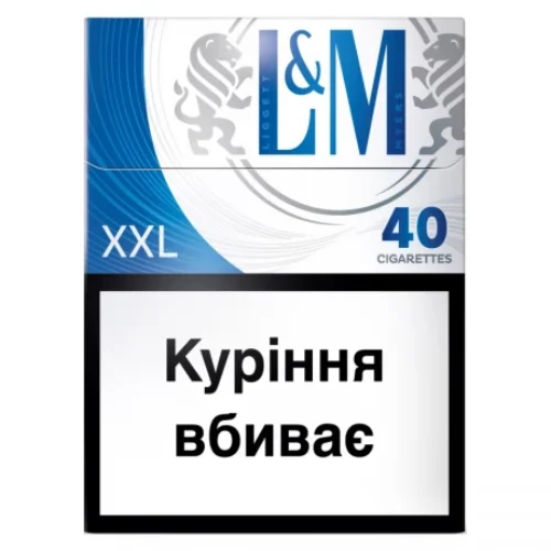 Цигарки L&M Blue Label XXL 40