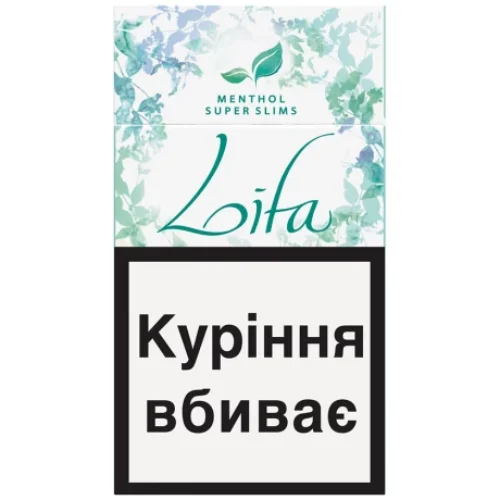Цигарки Lifa Menthol Super Slims, 20 шт.