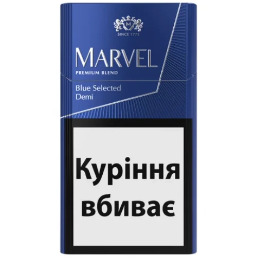 Цигарки Marvel Demi Blue Selected, 20 шт.