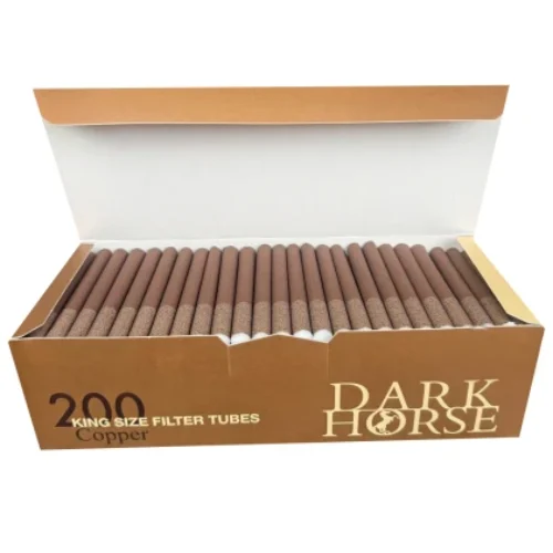 Коричневі гільзи dark horse 200 шт. Європейський бренд.