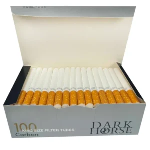 Гільзи для цигарок з вугільним фільтром Dark Horse Carbon